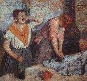 Edgar Degas Laundry Maids oil painting reproduction